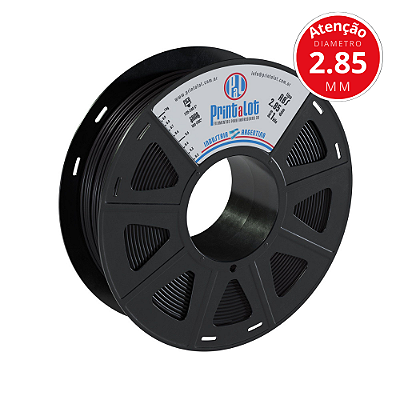Filamento ABS Preto 2,85mm 1Kg PrintaLot