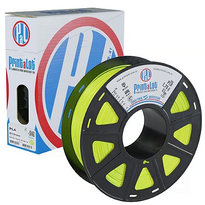 Filamento PLA Fluo Amarelo 1,75mm 1Kg PrintaLot