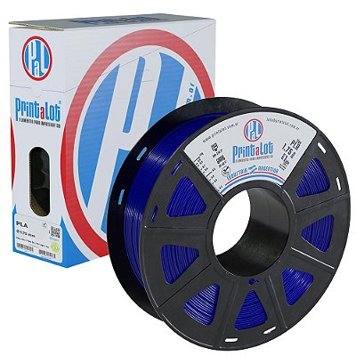 Filamento PLA Translúcido Azul 1,75mm 1kg Printalot
