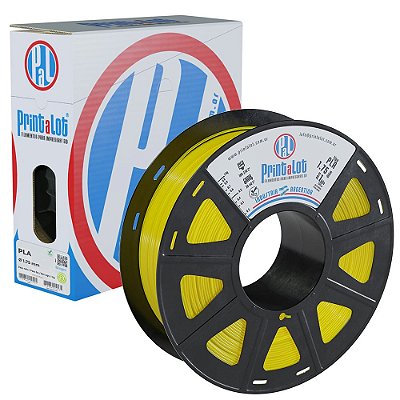 Filamento PLA Translúcido Amarelo 1,75mm 1kg Printalot