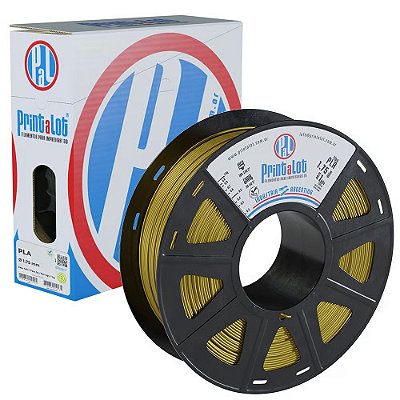 Filamento PLA Metal Ouro 1,75mm 1Kg PrintaLot