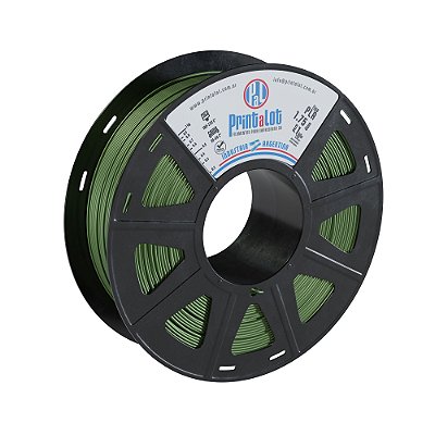 Filamento PLA Metal Verde Militar 1,75mm 1Kg PrintaLot