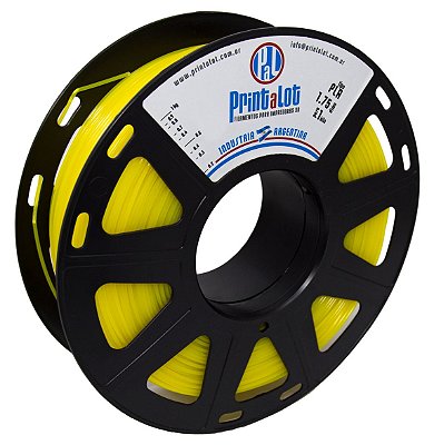 Filamento PLA 3DI Amarelo Translucido 1,75mm 1Kg PrintaLot