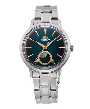 Relógio Orient Bambino Sun & Moon Limited Edition 70th Anniversary Quartz RA-KB005E00B feminino