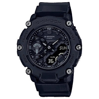 Relógio Casio G-SHOCK Carbon Core Guard GA-2200BB-1ADR ALL BLACK BF