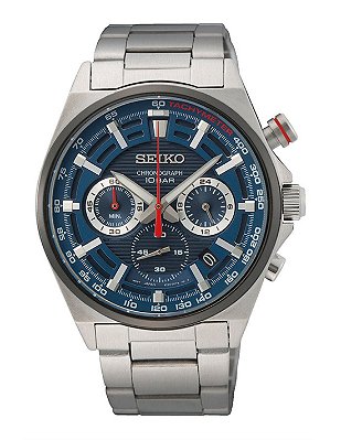 Relógio Seiko cronograph Quartz SSB407B1 Masculino