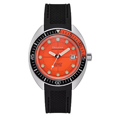 Relógio Bulova de Mergulho Oceangrapher Devil Diver Automático Masculino 96B350