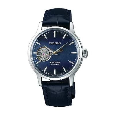 Relógio Seiko Presage Blue Moon Automático Feminino SSA785