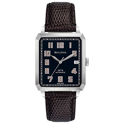 Relógio Joseph Bulova Collection Breton automático 96b332 masculino Edition Limited 350