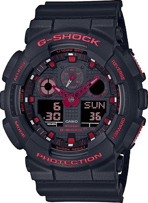 Relógio Casio G-SHOCK Ignite Red GA-100BNR-1ADR