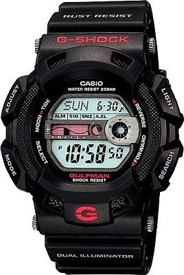 Relógio Casio G-shock Gulfman Titanium G-9100-1DR