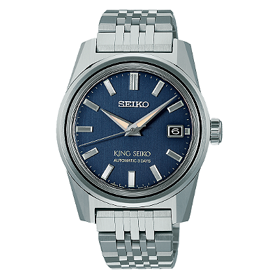 Relógio King Seiko Indigo Denim 3 Days SPB389J1 / SDKS023