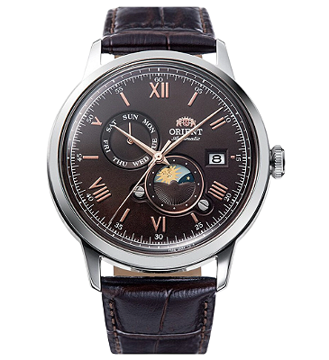 Relógio Orient SUN & MOON Automático RA-AK0804Y30B