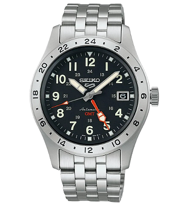 Relógio New Seiko 5 Sports Field GMT Automático SBSC011 / SSK023