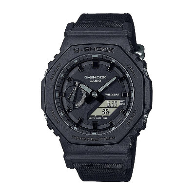 Relógio Casio G-shock Carbon Core Guard GA-2100BCE-1ADR