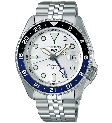 Relógio New Seiko 5 Sports GMT Automático SSK033