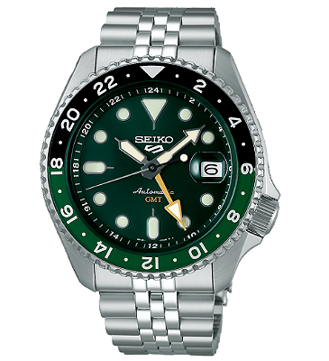 Relógio New Seiko 5 Sports GMT Automático SSK035