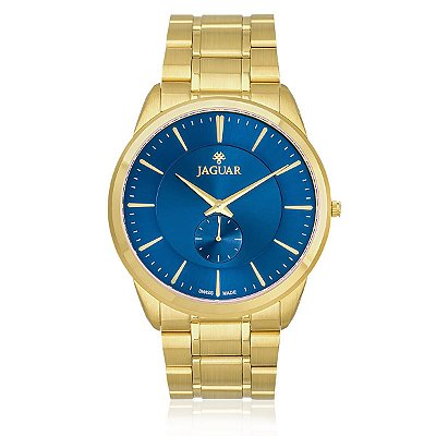 Relogio jaguar slim swiss made visor cristal de safira Clearance