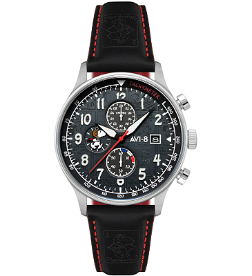 Relógio AVI-8 Classic Chronograph Peanuts Snoopy Flying Ace Limited Edition AV-4132-01