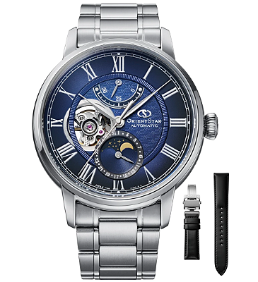 Relógio Orient Star Moon Phase RE-BT0006L00B