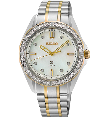 Relógio Seiko Prospex Feminino Marine Sports Diamond SUR622