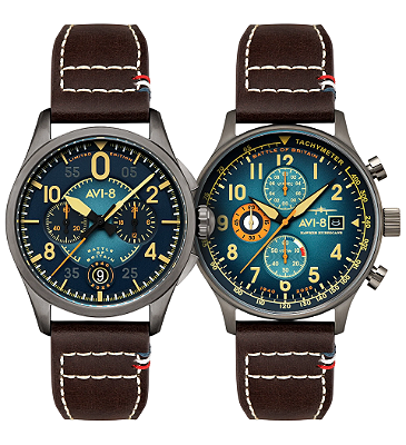 Relógios AVI-8 Hawker Hurricane e Spitfire Limited Edition AV-BOB85-SETA
