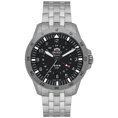Relógio Orient Automático 3 Estrelas GMT NH3SS018