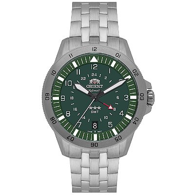 Relógio Orient Automático 3 Estrelas GMT NH3SS018 E2SX