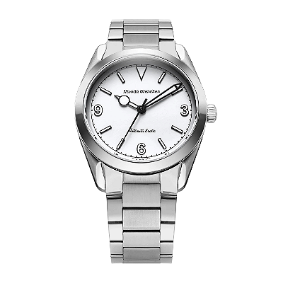 Nivada Grenchen Antarctic Erotic White Flat Link
