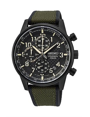 Relógio Seiko Militar Cronograph Quartz SSB373B1 Masculino