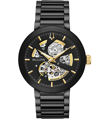 Relógio Bulova Futuro Automático Esqueleto 98A203
