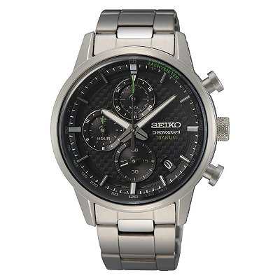 Relógio Seiko Titanium Cronograph Masculino SSB389