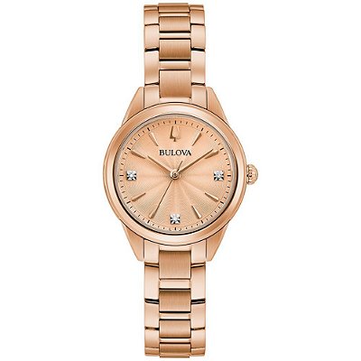 Relógio Bulova Classic Sutton Diamond 97P151 feminino