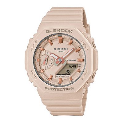Relógio Casio G-shock Carbon Core Guard Feminino GMA-S2100-4ADR