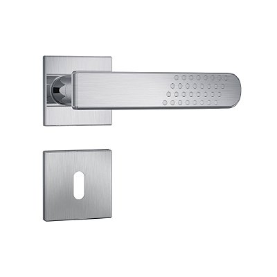 Fechadura de Porta Interna 813/21 Quadrada Inox Escovado Stam