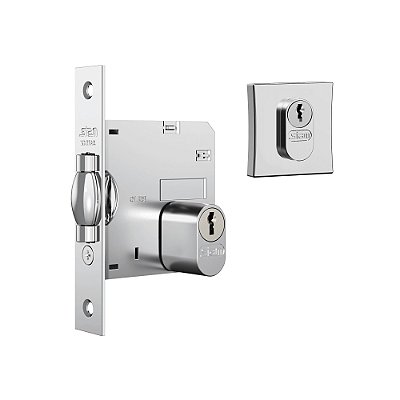 Fechadura Pivotante Rolete Externa 1005 Quadrada Inox Stam