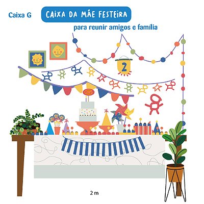 Decoração na Caixa Mãe Festeira (G)