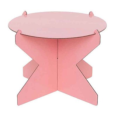 Boleira de Papelão Reutilizável - Rosa Flamingo