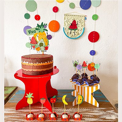 Pronta Entrega Tema Frutas