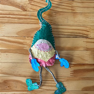 Boneco Paper Ajudante de Papai Noel