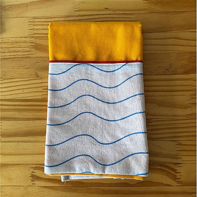 Trilho de mesa de tricoline – 0,45 x 1,45 m com barra