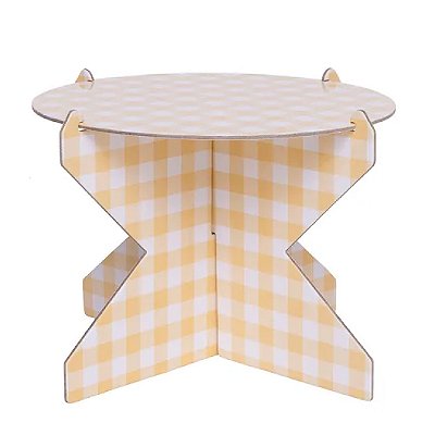 Boleira Xadrez Aveia de Papelão Reutilizável