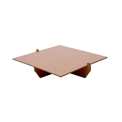 Bandeja Quadrada Kraft - 20cm 20cm