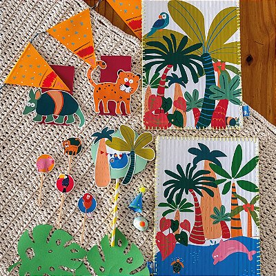 Bazar | Kit de decoração Floresta Tropical