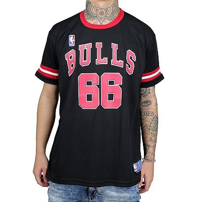 Camiseta NBA Premium Chicago Bulls Preto