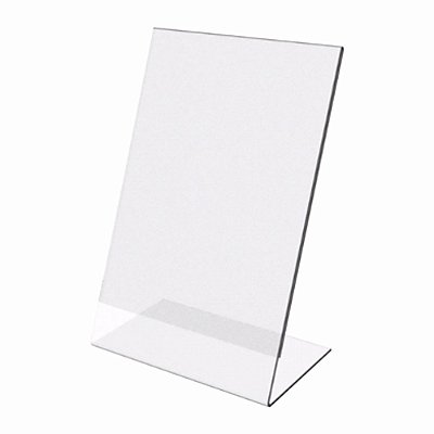 Display de Mesa L Vertical  em Acrílico 15x21cm (A5)