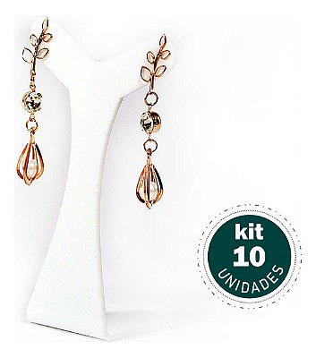 Expositor Acrilico Para Brincos Peixinho Kit 10 Peças