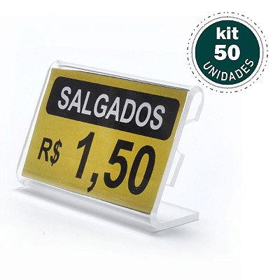 Plaquinha De Acrilico 4 X 6 Cm  50 Peças