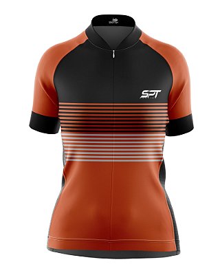 Camisa de Ciclismo Manga Curta Feminina Proteção Solar FPU 50+ Marca SPT - 06