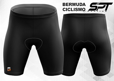 Bermuda Short De Ciclismo Ciclista Masculina Acolchoada